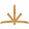 Ekena Millwork Alberta Rough Sawn Timber Gable Bracket, Western Red Cedar, 84"W x 56"H x 2"D x 6"F, 16/12 Pitch GBW084X56X0206ALB00RWR - alternate 1